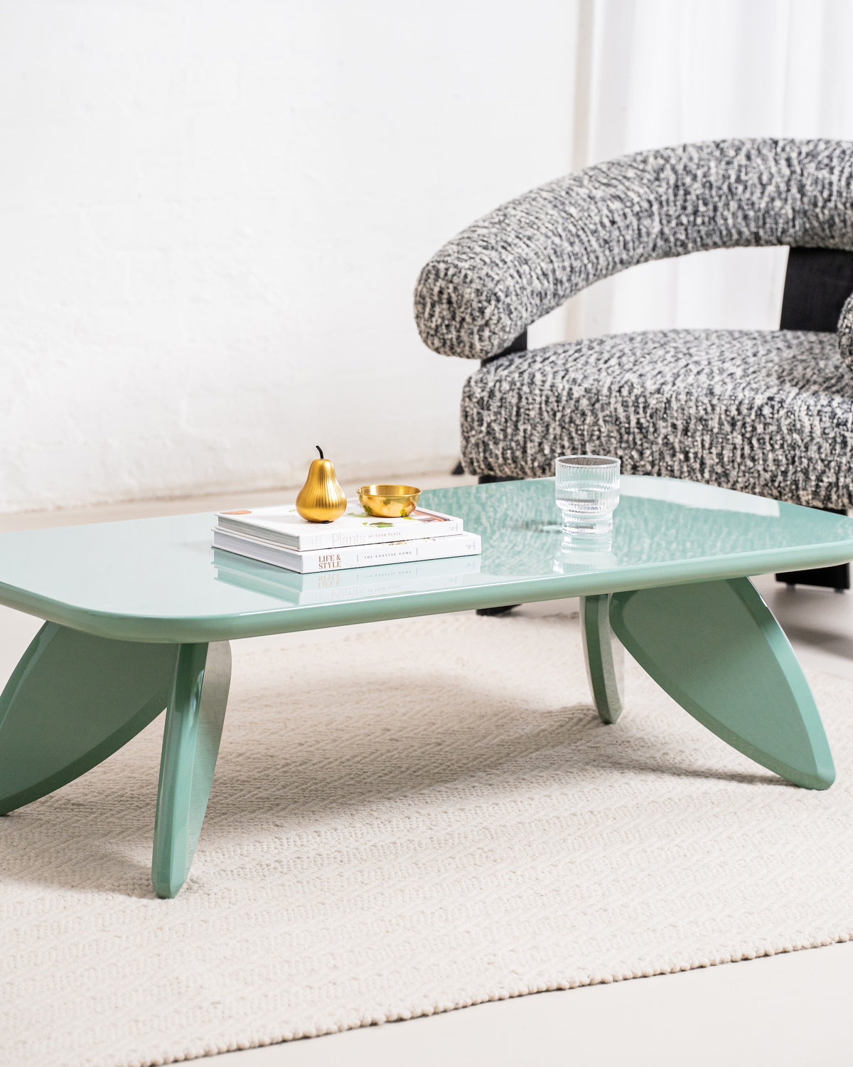 Hugh Coffee Table Mint Gloss - image 4