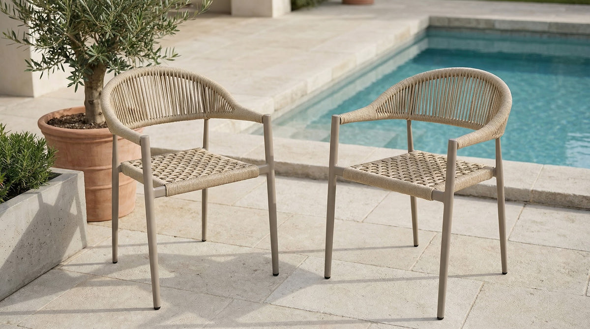 Tobago Dining Chair Champagne (Set of 2) - image 11