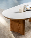 Lucerne Coffee Table Natural With Ceramic
