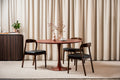 Inari Dining Chair Walnut / Black PU (Set of 2)