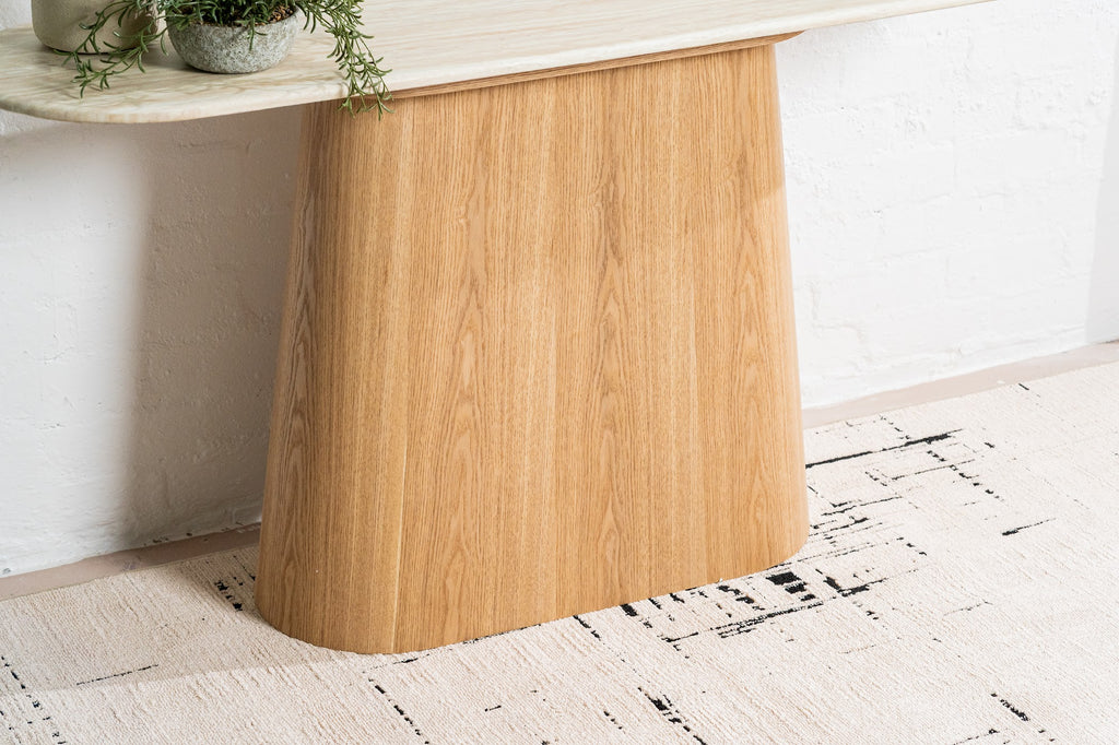 Waverley Console Table White Travertine - image 8