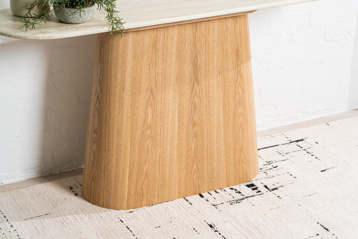 Waverley Console Table White Travertine - image 8