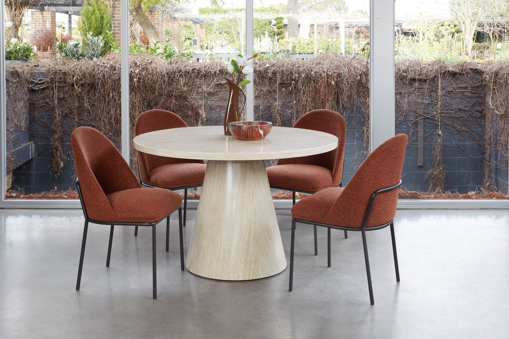 Tessa Round Dining Table French Fawn - image 20