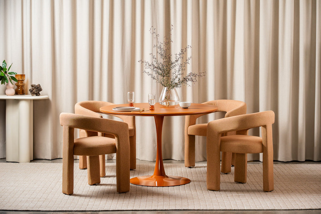 Elan Dining Table Matte Pumpkin - image 18