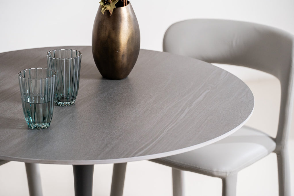 Scandi Medium Dining Table Black Sand - image 9