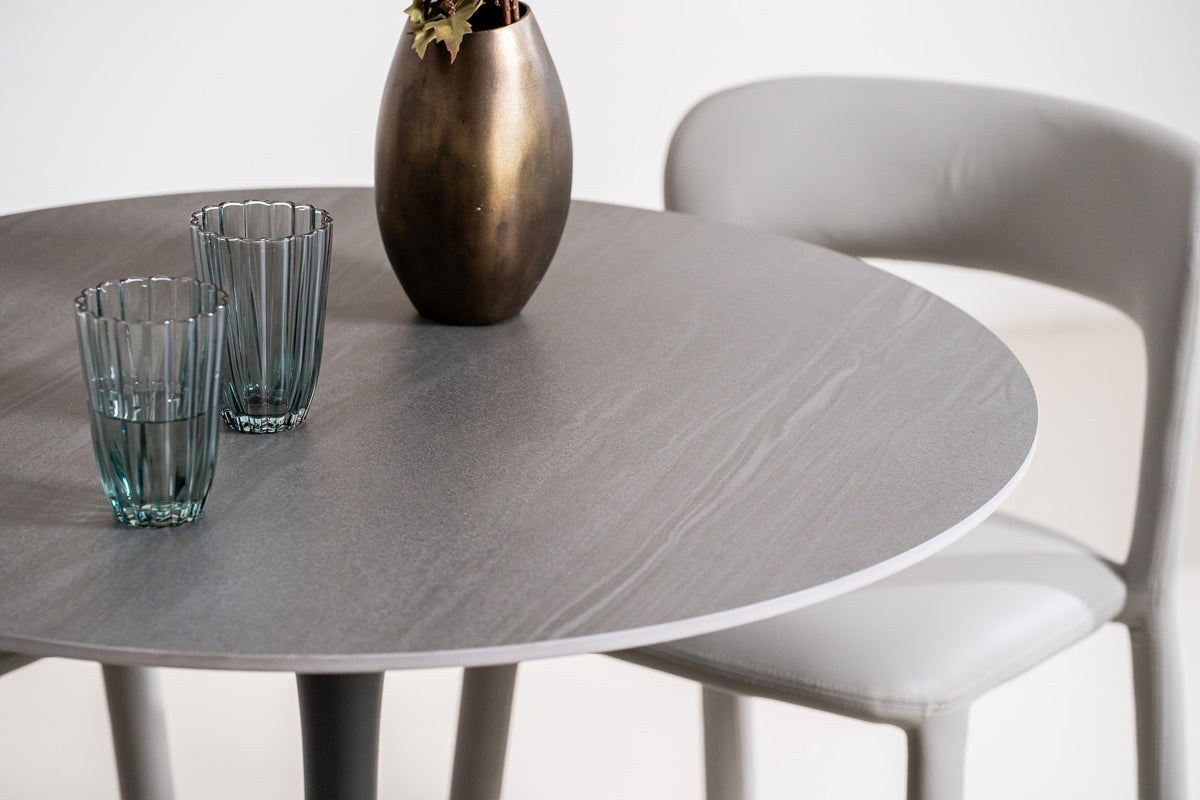 Scandi Medium Dining Table Black Sand - image 9