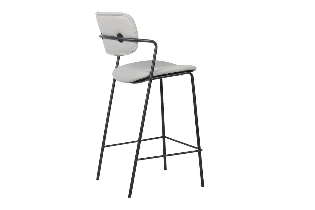 Lucia Bar Stool Ice Grey (Set of 2) - image 4
