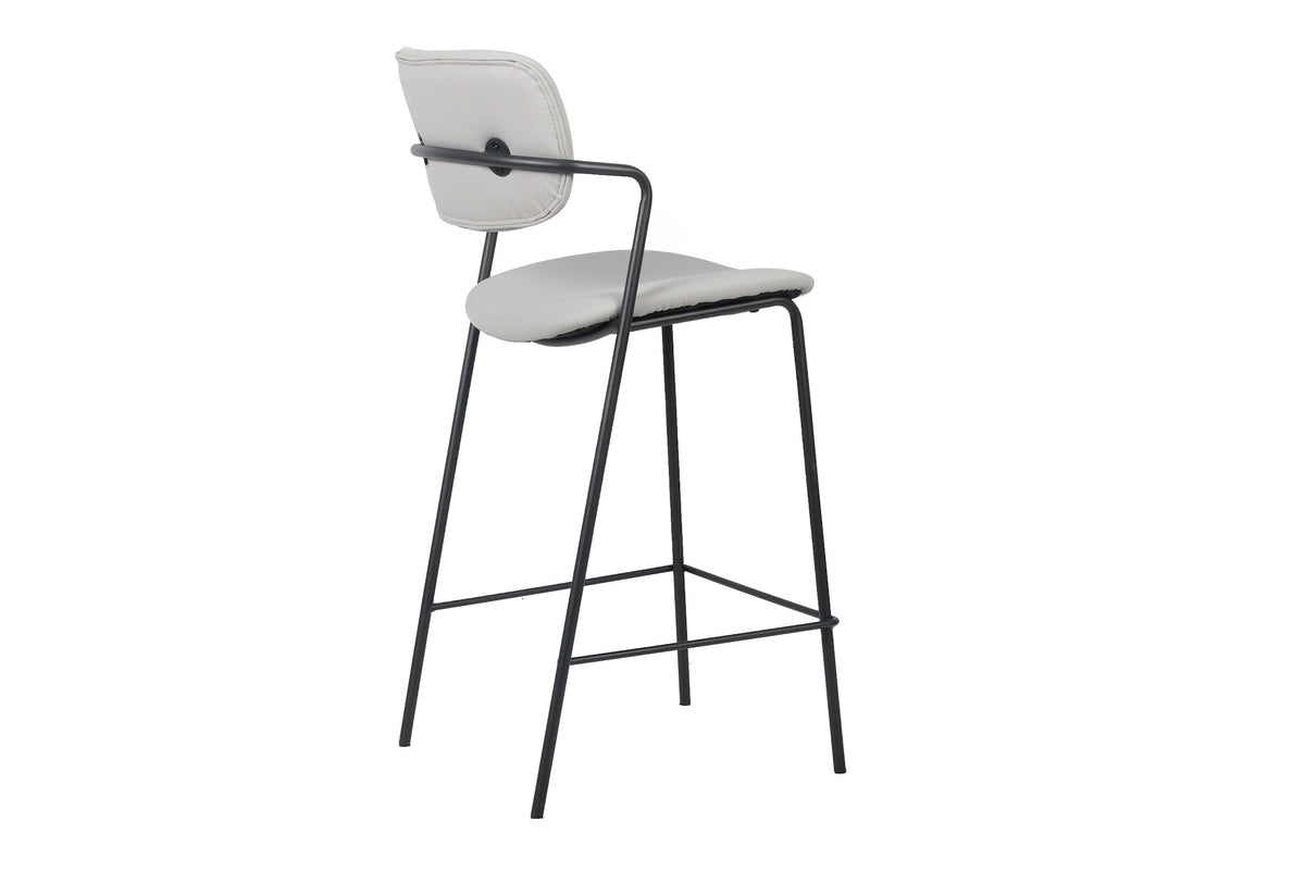 Lucia Bar Stool Ice Grey (Set of 2) - image 4