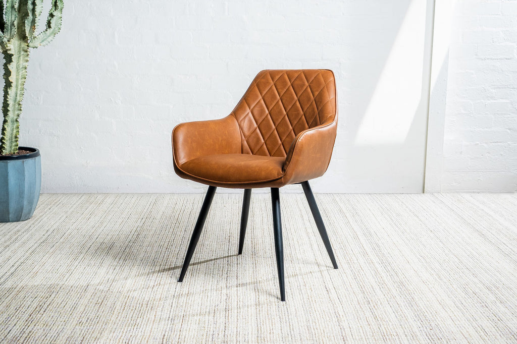 Zeus Dining Chair Cognac (Set of 2) - image 6