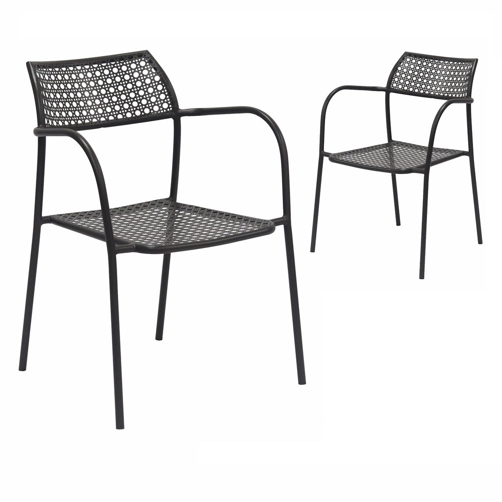Haven Outdoor Chair Espresso (Set of 2) - image 1