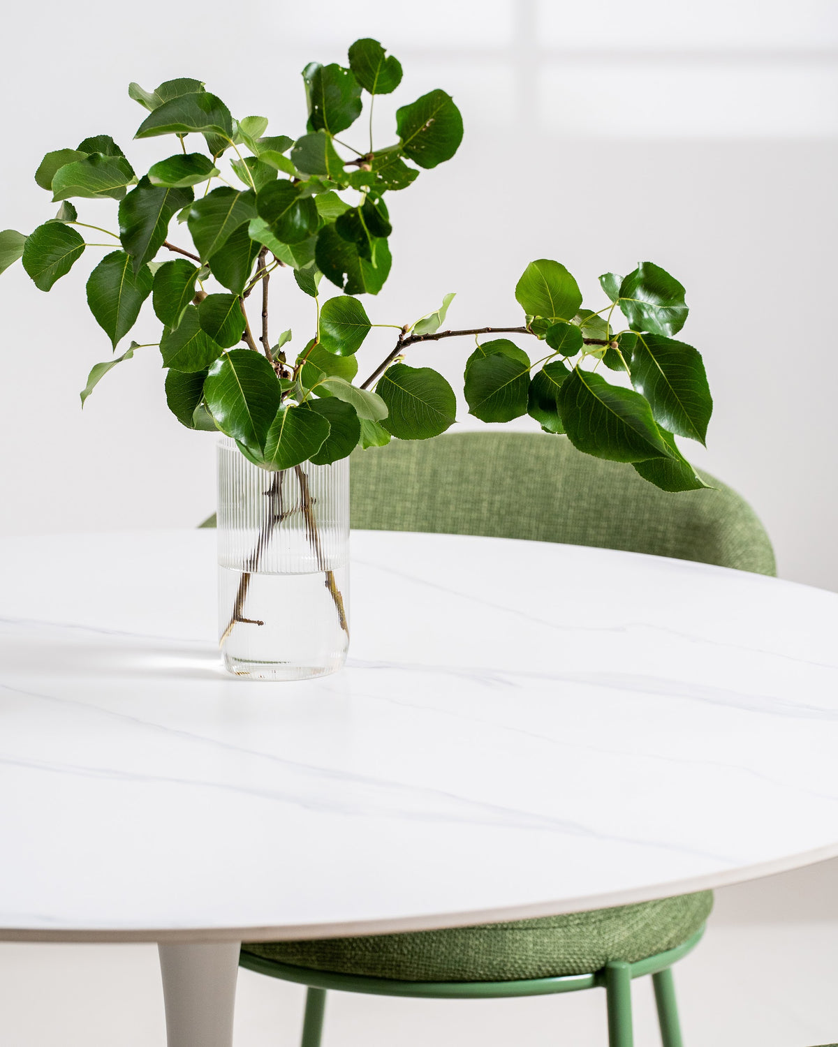 Scandi Large Dining Table Snow White - image 16
