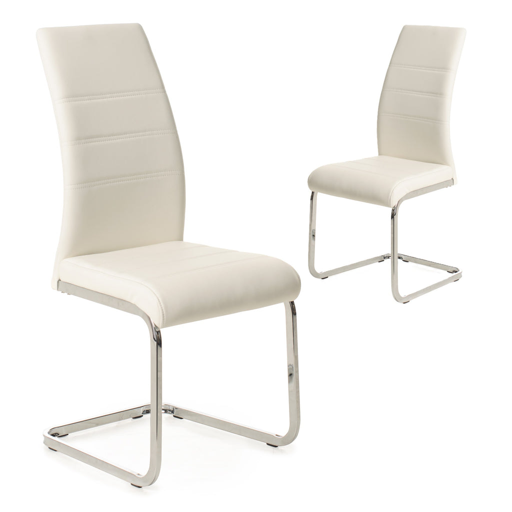 Chara Dining Chair White  (Set of 2) - image 1