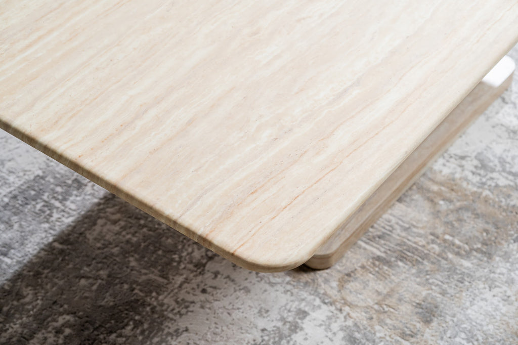 Eros Coffee Table White Travertine - image 8