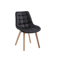 Forest Dining Chair Black / Natural (Set of 2)