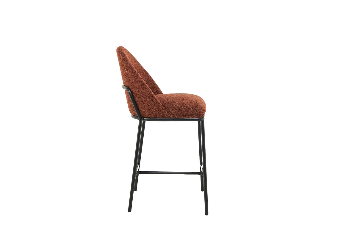 Oslo Bar Stool Terracotta (Set of 2) - image 4