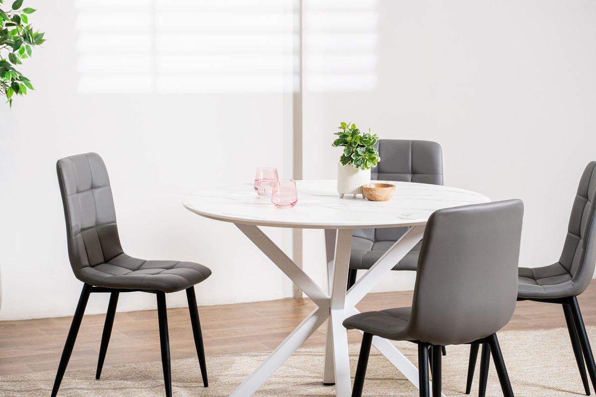 Villa Dining Table White Marble - image 15