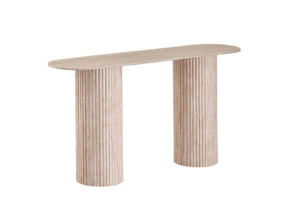 Milos Console Table Limestone - image 10