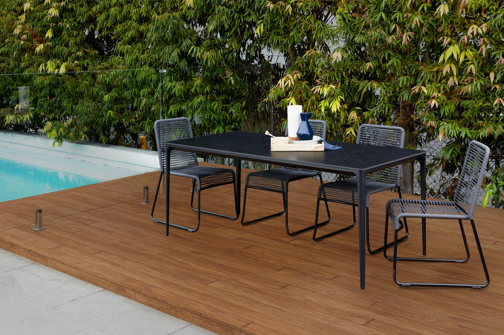 Magnate Dining Table Grey Stone Ceramic - image 8
