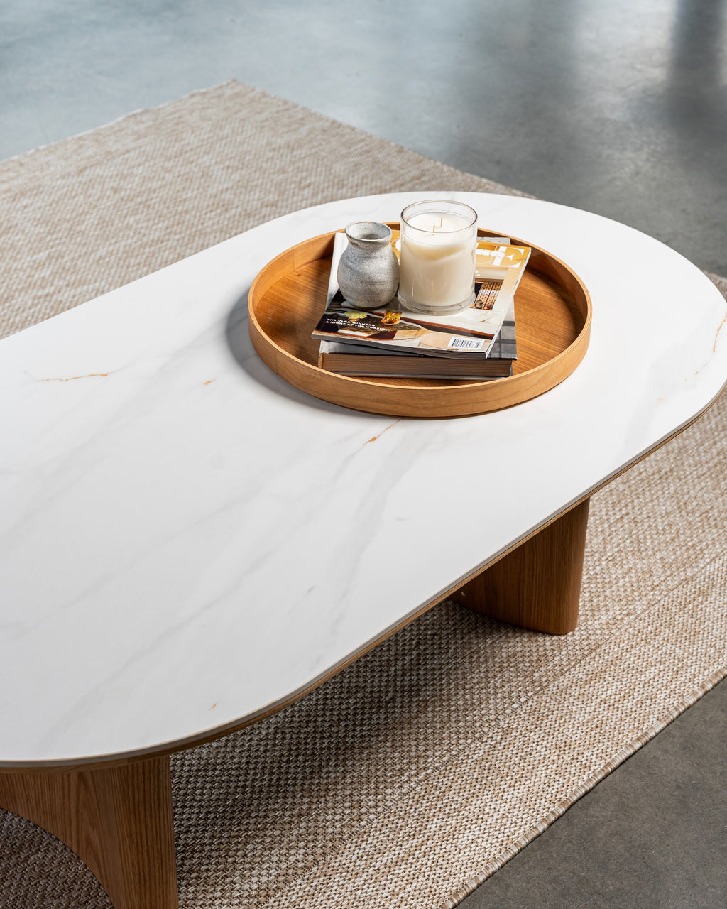 Lucerne Coffee Table Natural With Ceramic - image 4