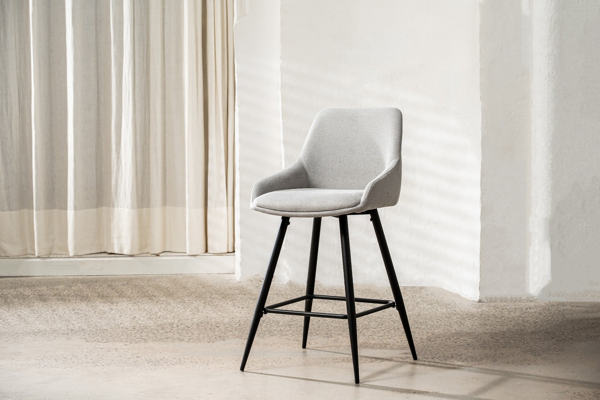 Ashton Bar Stool Silver Grey (Set of 2) - image 2