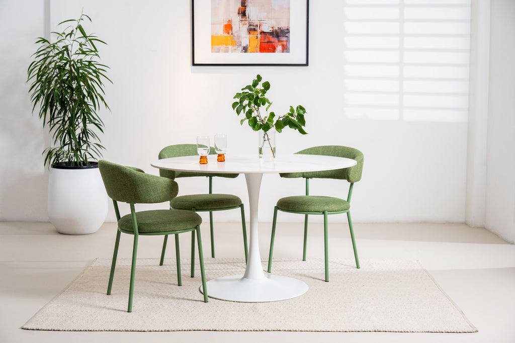 Scandi Large Dining Table Snow White - image 11