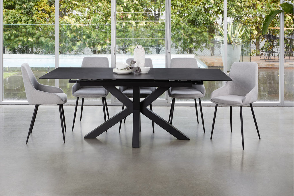 Venetti Extension Dining Table Blizzard Ceramic