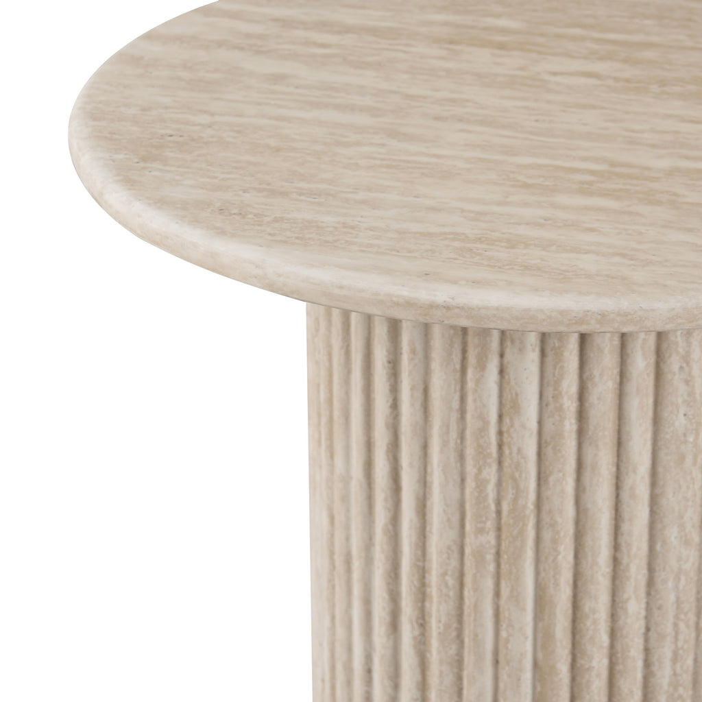 Pompeii Side Table Travertine - image 3