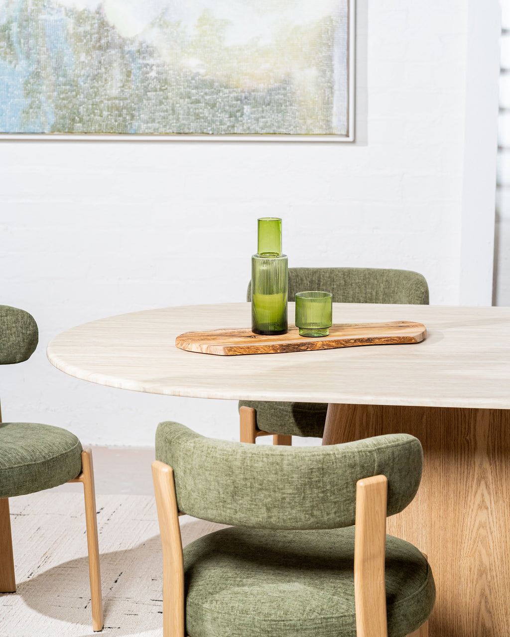Waverley Large Dining Table White Travertine - image 13