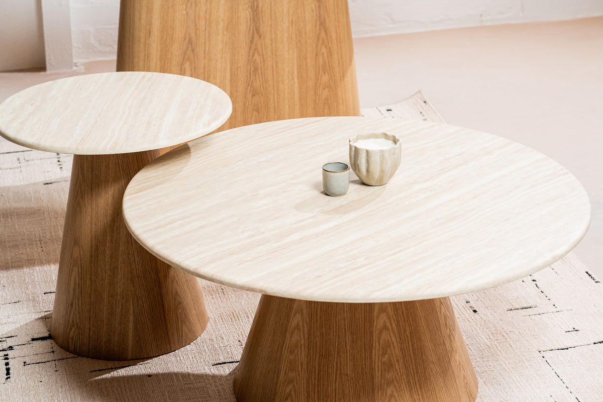 Waverley Round Coffee Table White Travertine - image 12