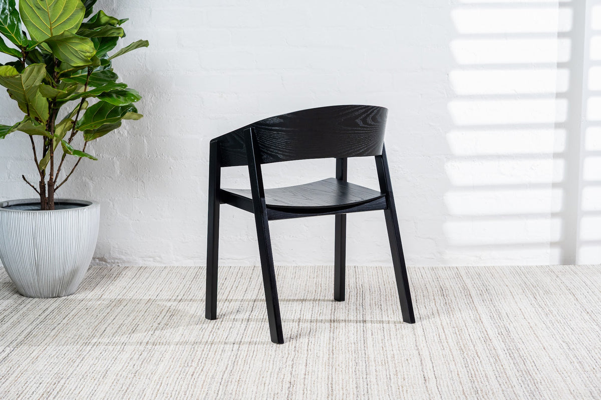 Hendriks Dining Chair Black (Set of 2) - image 8