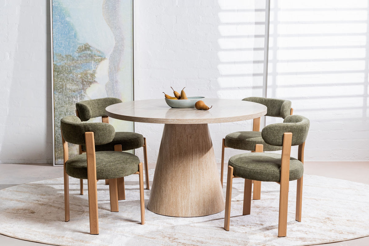 Tessa Round Dining Table French Fawn - image 5