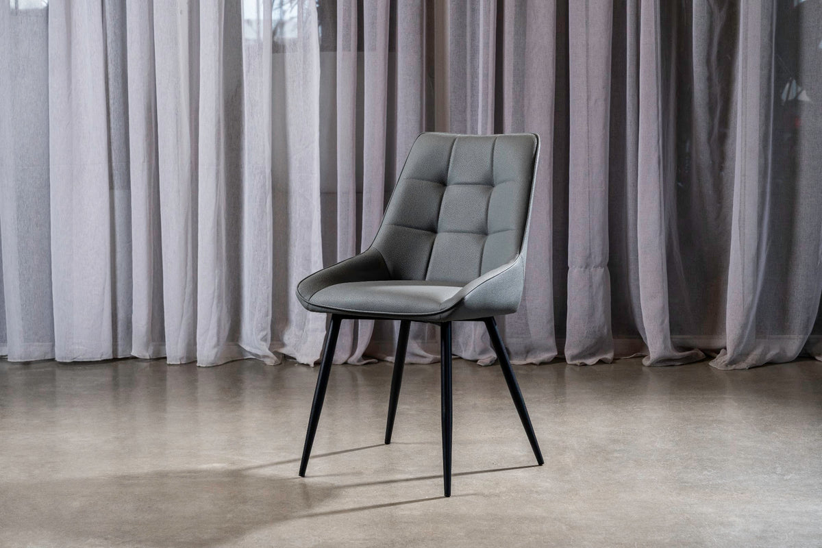 Ruben Dining Chair Charcoal (Set of 2) - image 9