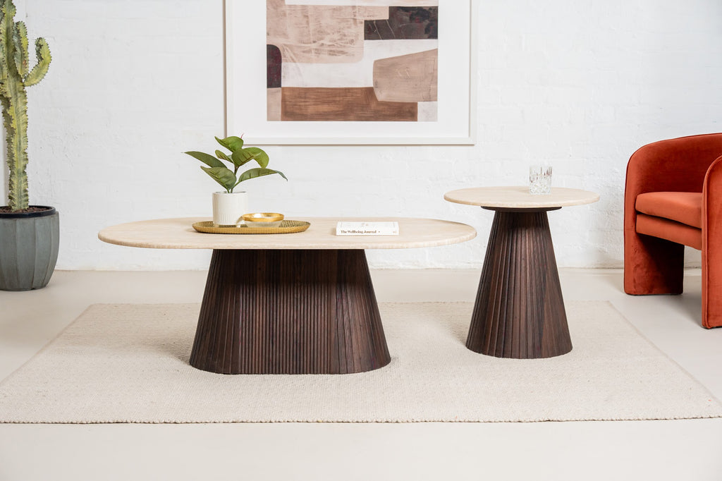 Crete Side Table Travertine - image 6
