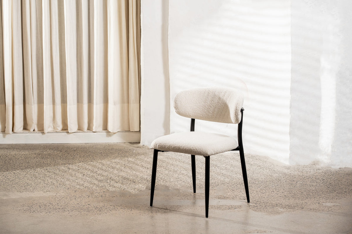 Milan Dining Chair Off White (Set of 2) - image 7