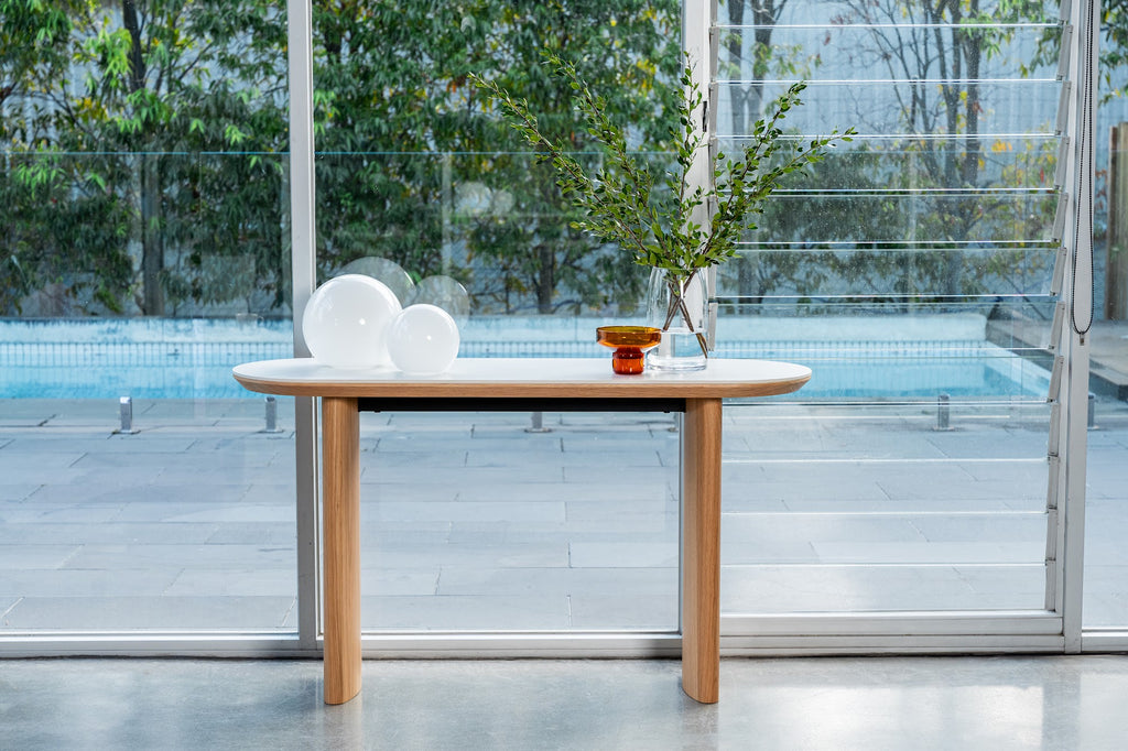 Lucerne Console Table Natural With Ceramic - image 6