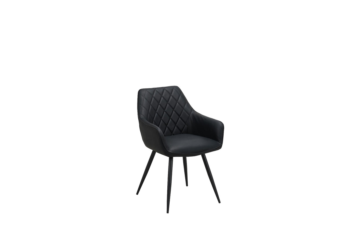 Zeus Dining Chair Black (Set of 2) - image 2