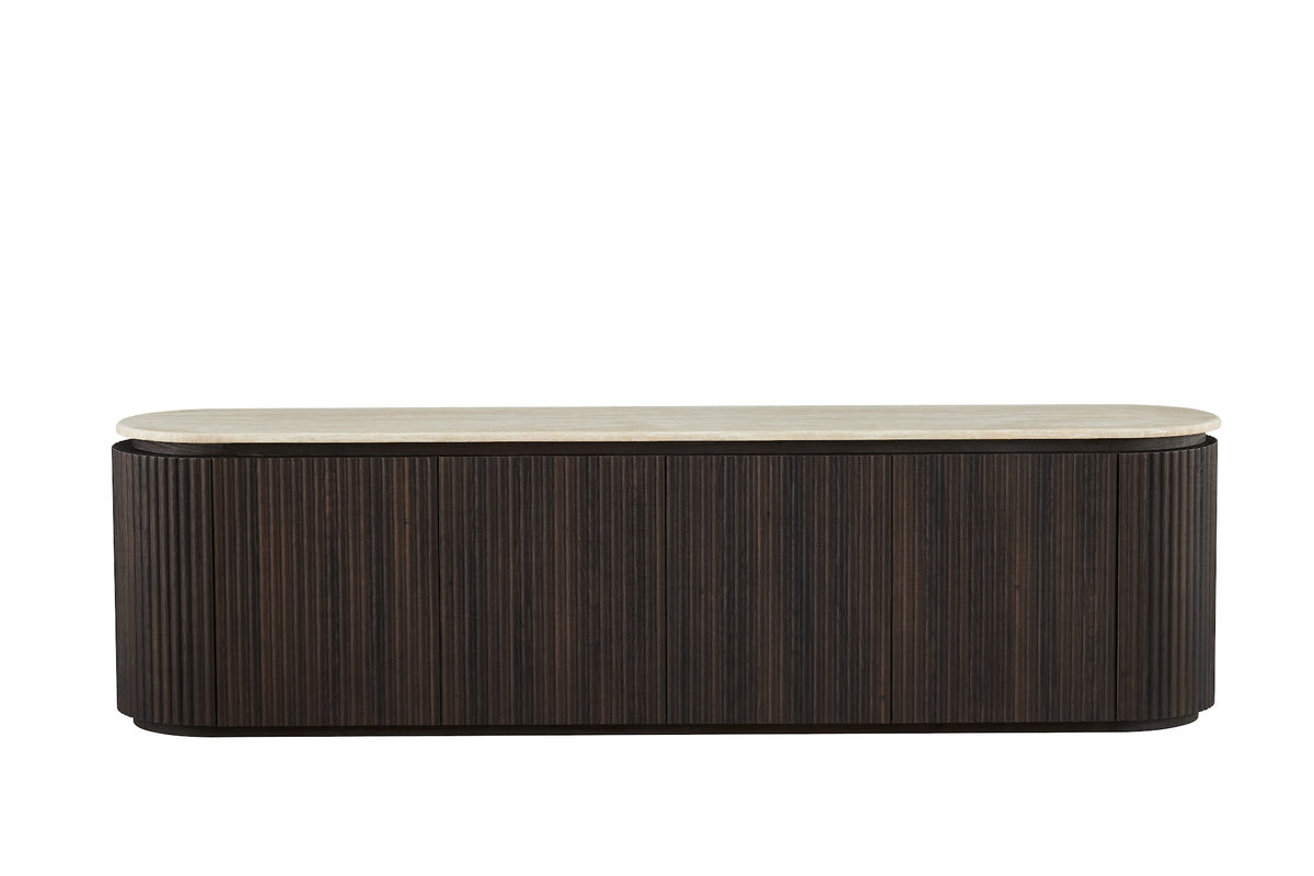 Crete TV Unit Travertine - image 2