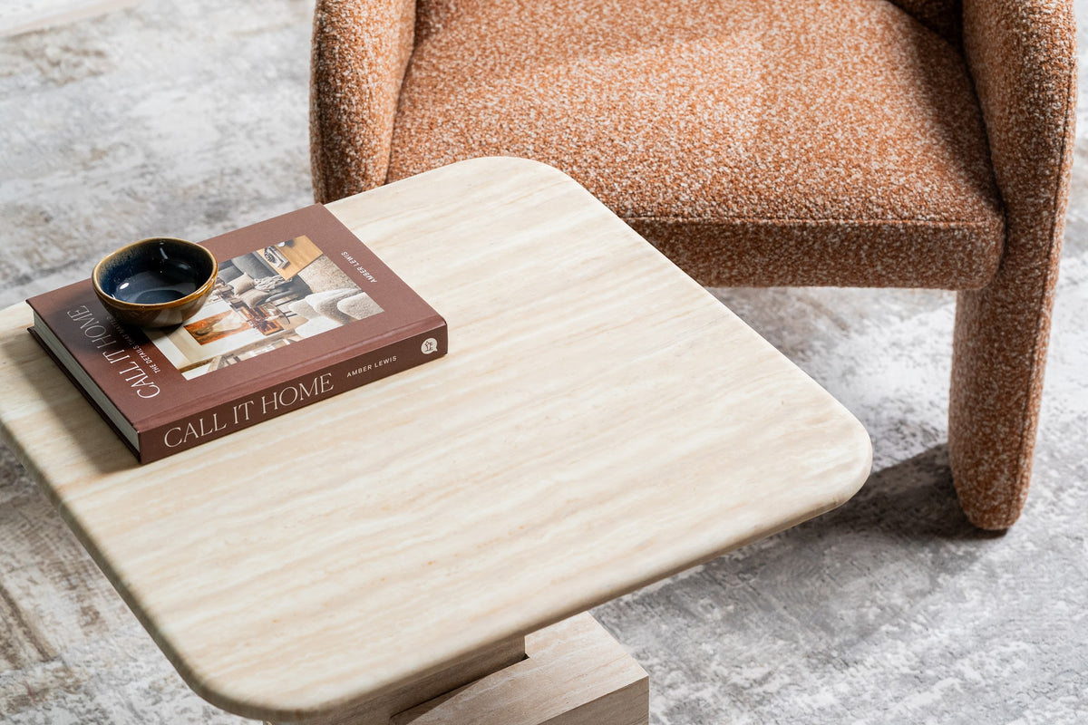 Eros Side Table White Travertine - image 15