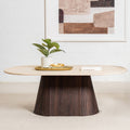 Crete Coffee Table Travertine - image 1