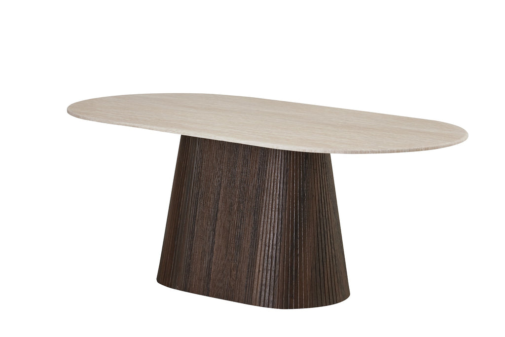 Crete Large Dining Table Travertine - image 3