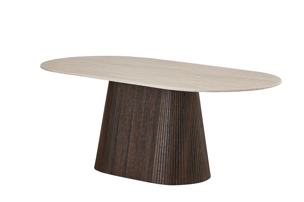 Crete Large Dining Table Travertine - image 3