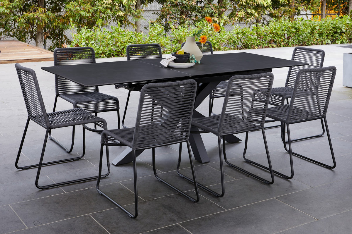 Venetti Extension Dining Table Blizzard Ceramic - image 8
