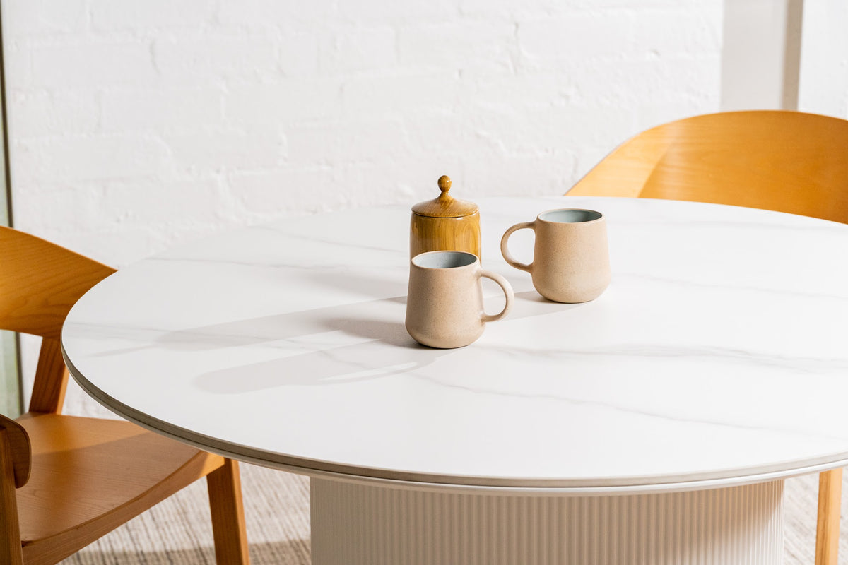 Windsor Dining Table Snow White Ceramic - image 51