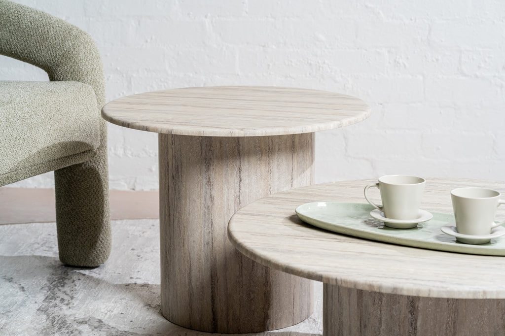 Seoul Side Table Grey Marble - image 15