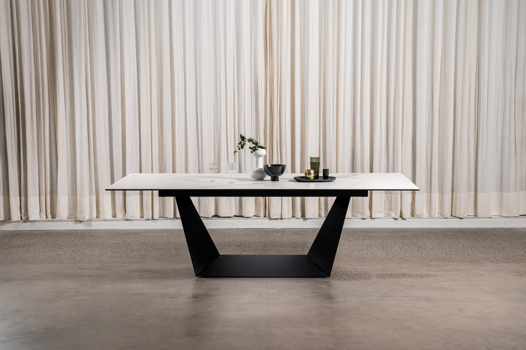 Symphony Fixed Dining Table Marmo Ceramic