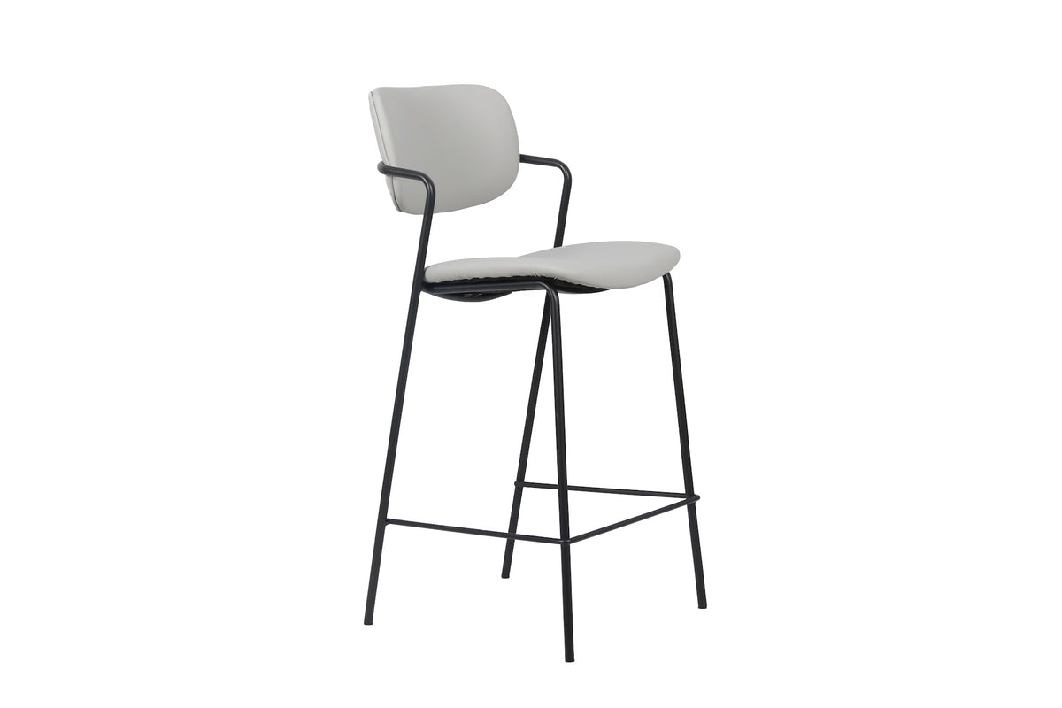 Lucia Bar Stool Ice Grey (Set of 2) - image 2