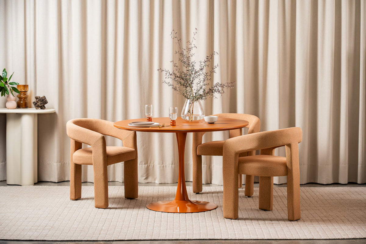 Elan Dining Table Matte Pumpkin - image 17