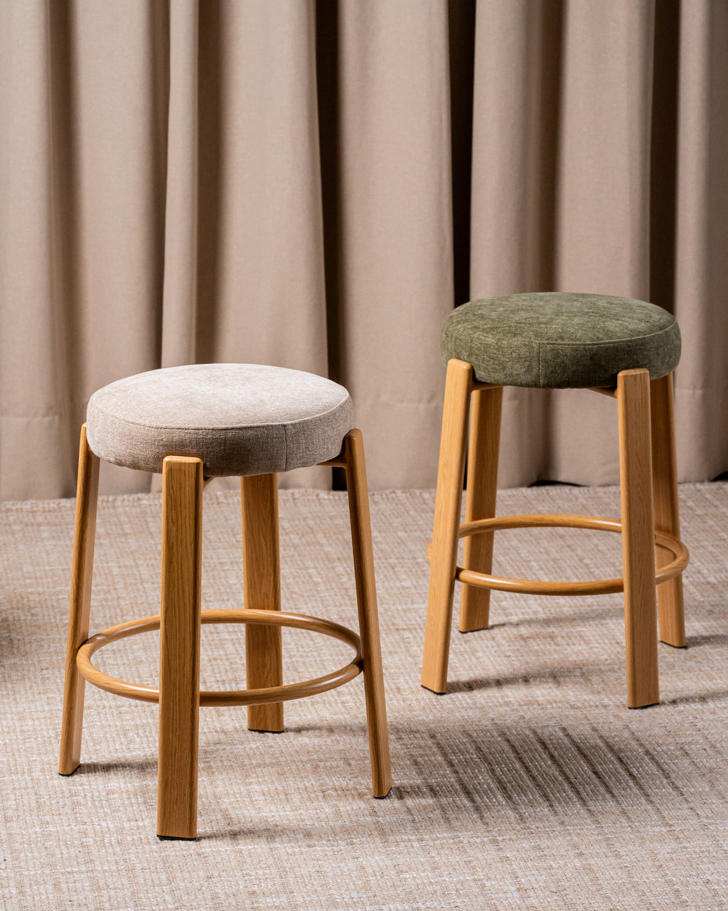 Bergen Bar Stool Forest / Natural (Set of 2) - image 4