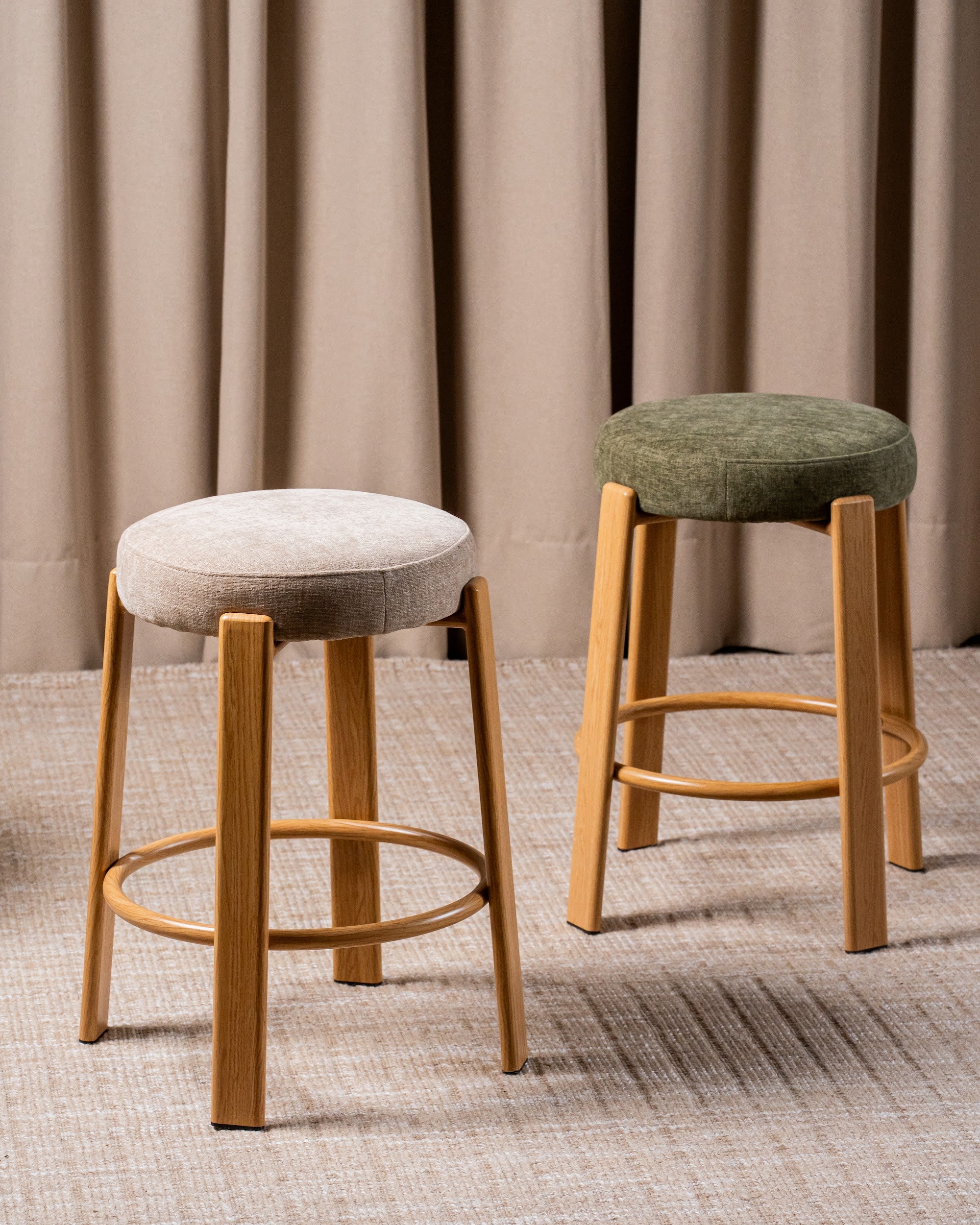 Bergen Bar Stool Forest / Natural (Set of 2) - image 4