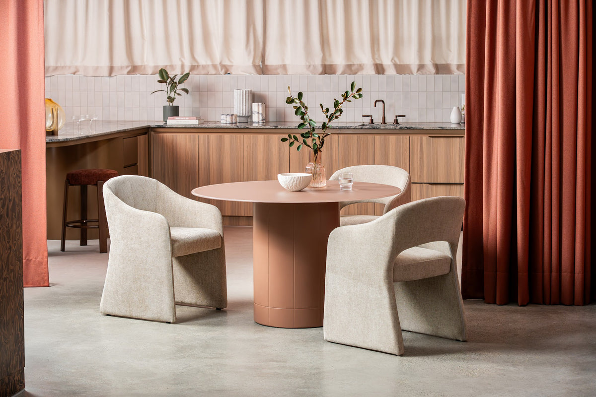 Rimini Dining Table Matte Chestnut - image 7